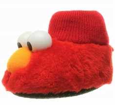 Elmo Sesame Street Sock Top Puppet Slippers Nwt Toddler's Size 5-6, 7-8 Or 9-10 - $16.26