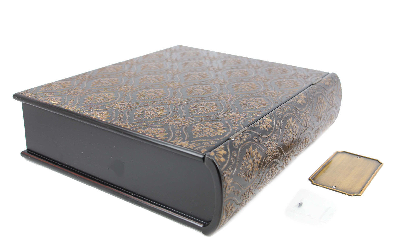 Bombay Wooden Treasure Box and memory Box with Brass Latch gift Pattren