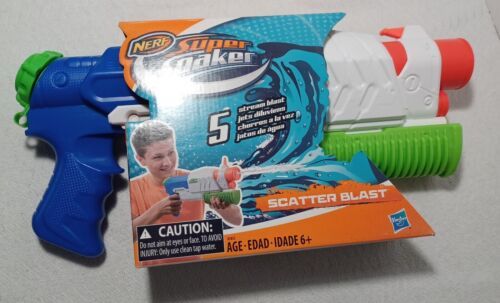 *NEW* Nerf Super Soaker Scatter Blast 5 Stream Water Squirt Gun Blaster ...