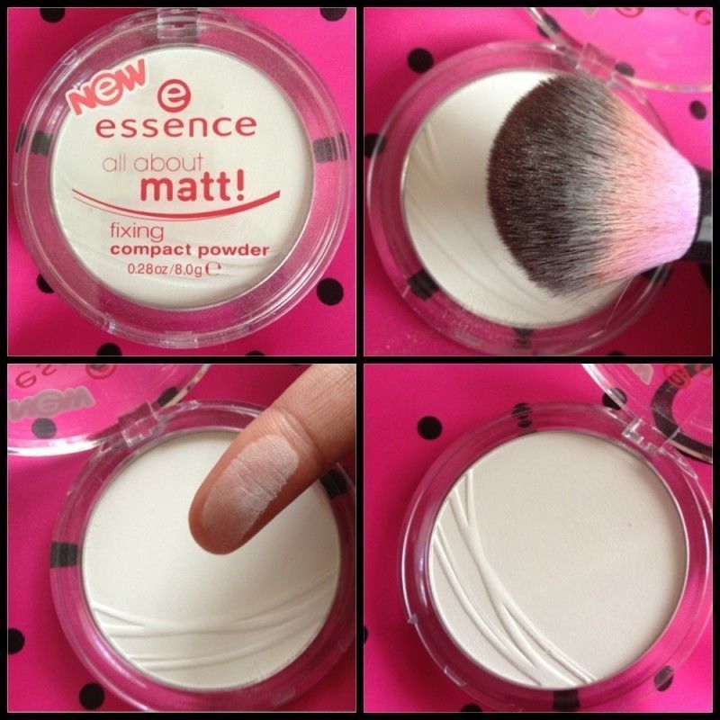 essence all about matt fixing compact powder