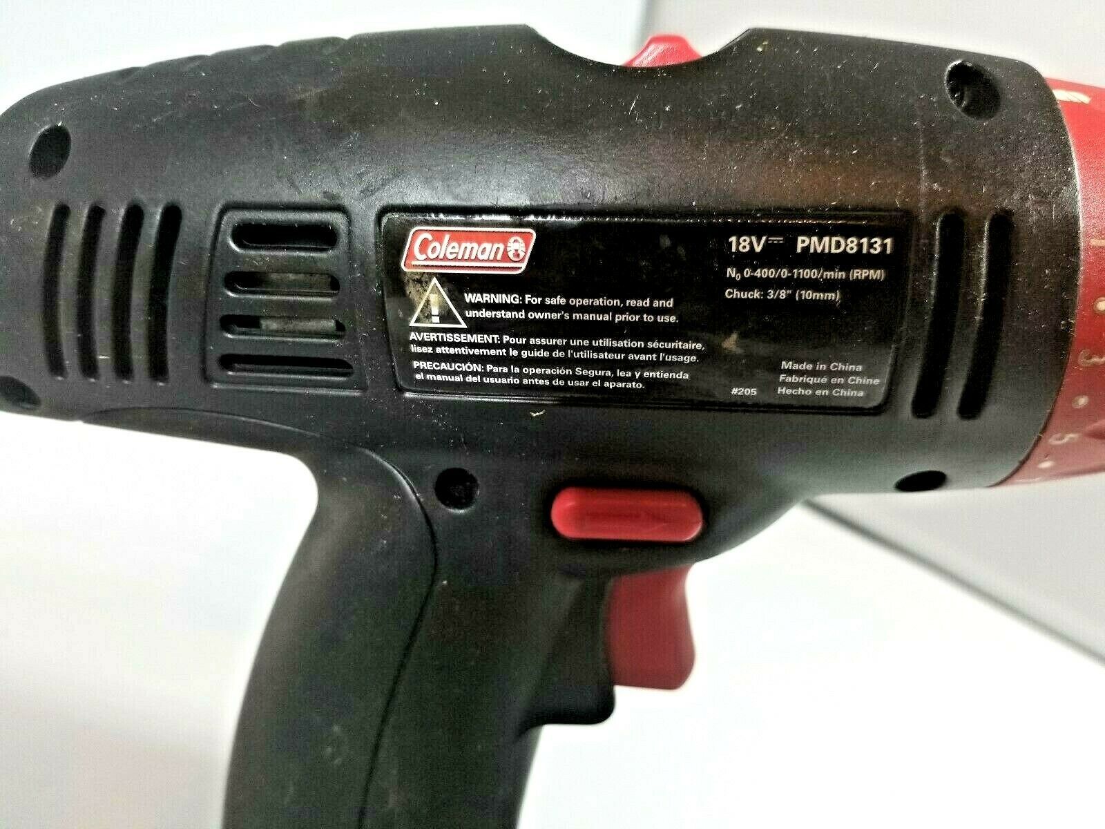 Coleman powermate 18v discount pmd8131