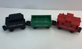 Lot of 3 Piece Lionel Little Lines RC Tender, Gondola Car & Caboose Train Set - $29.99