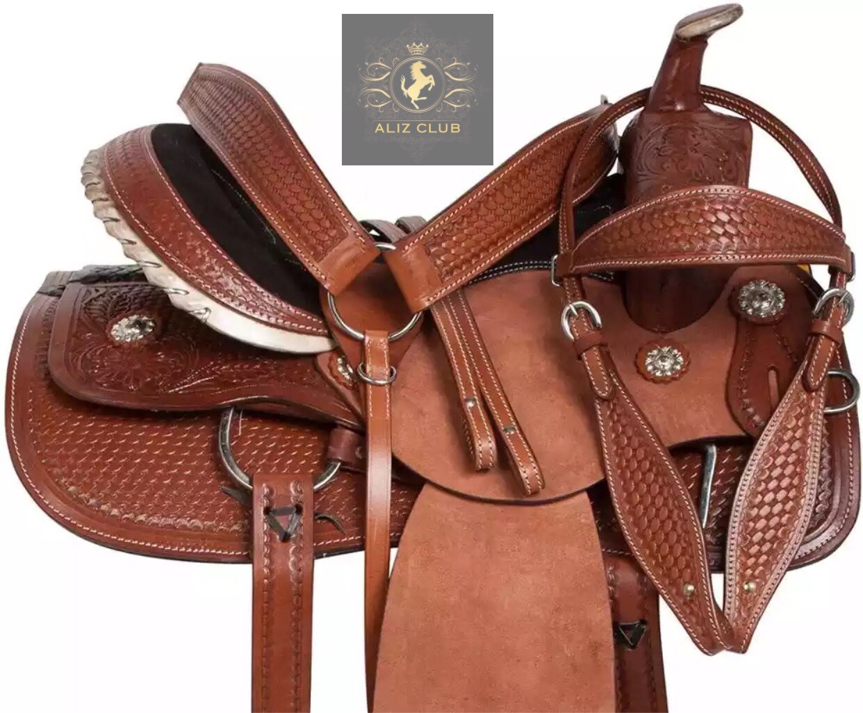 All Natural Cowhide Western Leather Comfy Seat Pleasure 10/" to 18/" Free Shipping