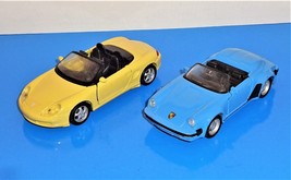 Maisto Lot of 2 Loose Cars 1/36 Porsche Boxster & 1/38 Porsche Speedster - $3.37