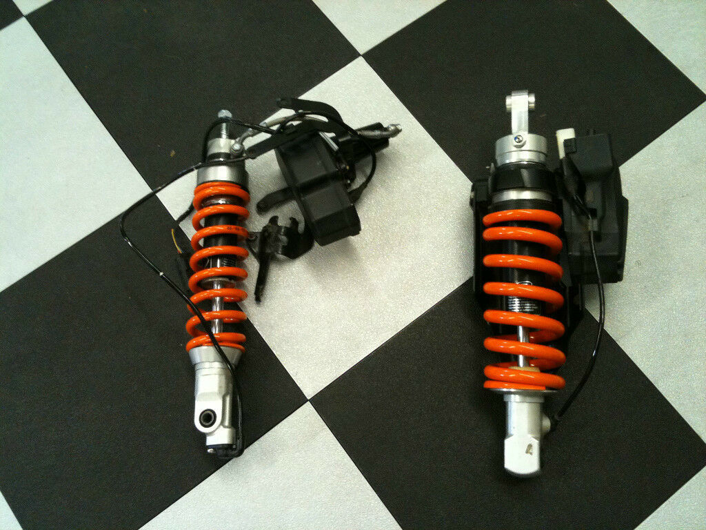 BMW R1200GS ESA Wilbers WESA conversion front and rear shock custom ...