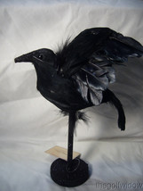 Bethany Lowe Halloween Raven/Crow on a Pedestal no. RL8255 image 1