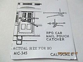Cal Scale # 190-345 Mail Catcher 1 Pair HO-Scale image 3