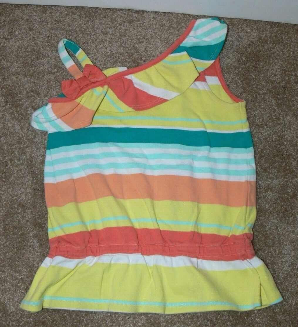 GIRLS L 10 12 GREEN PINK POLKA DOT PEACE HEART SHIRT NWT THE CHILDREN/'S PLACE
