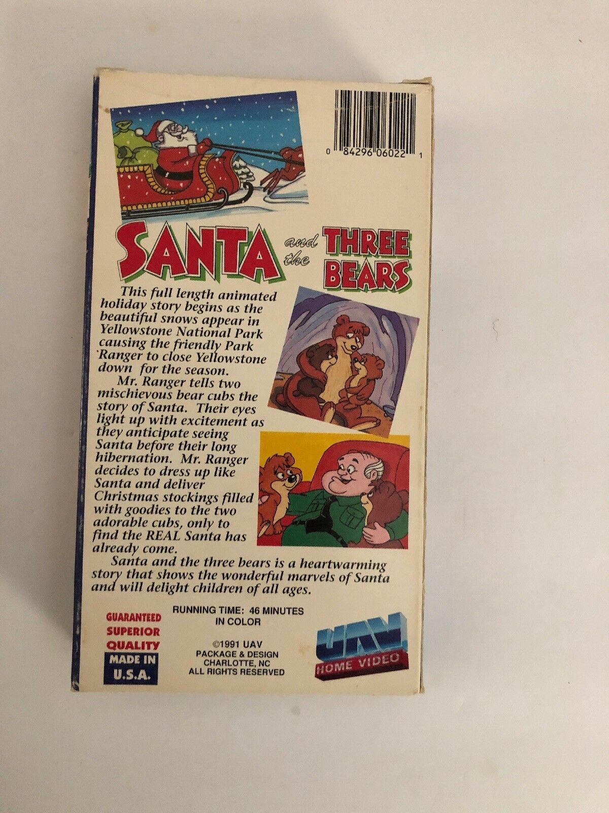 SANTA AND THE THREE BEARS(VHS 1991)VERY RARE VINTAGE COLLECTIBLE-SHIPS ...