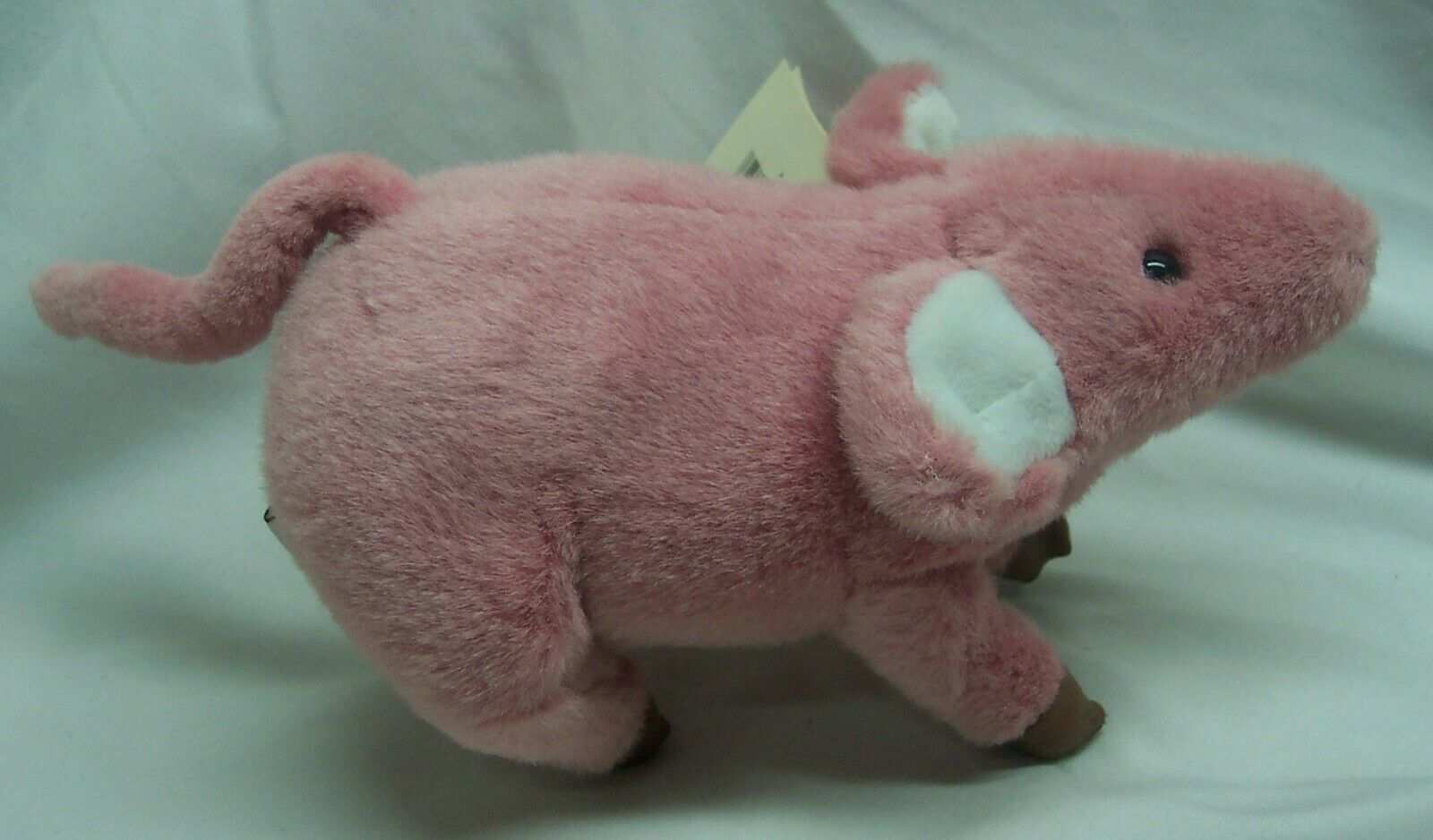 Vintage 1992 Gund Poseable Pink Pig 8