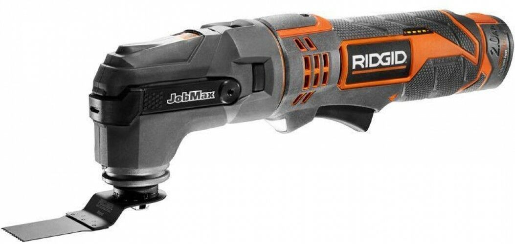 RIDGID JobMax Oscillating MultiTool 12V Tool Free Head LED Light