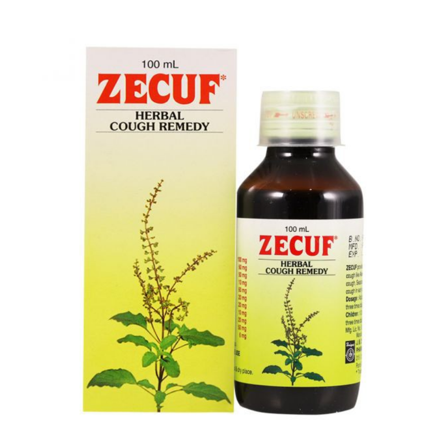 ZECUF HERBAL COUGH REMEDY 100ML FOR SOOTHING & COOLING COUGH NEW ORIGINAL