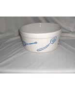 Vintage Cordon Bleu BIA Bakeware Souffles Bowl Blue Utensils NICE - $74.25