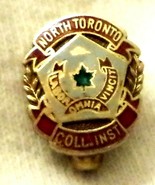 North Toronto Collegiate Institute Sterling Silver Lapel Pin Birks 1/2&quot; - $11.24