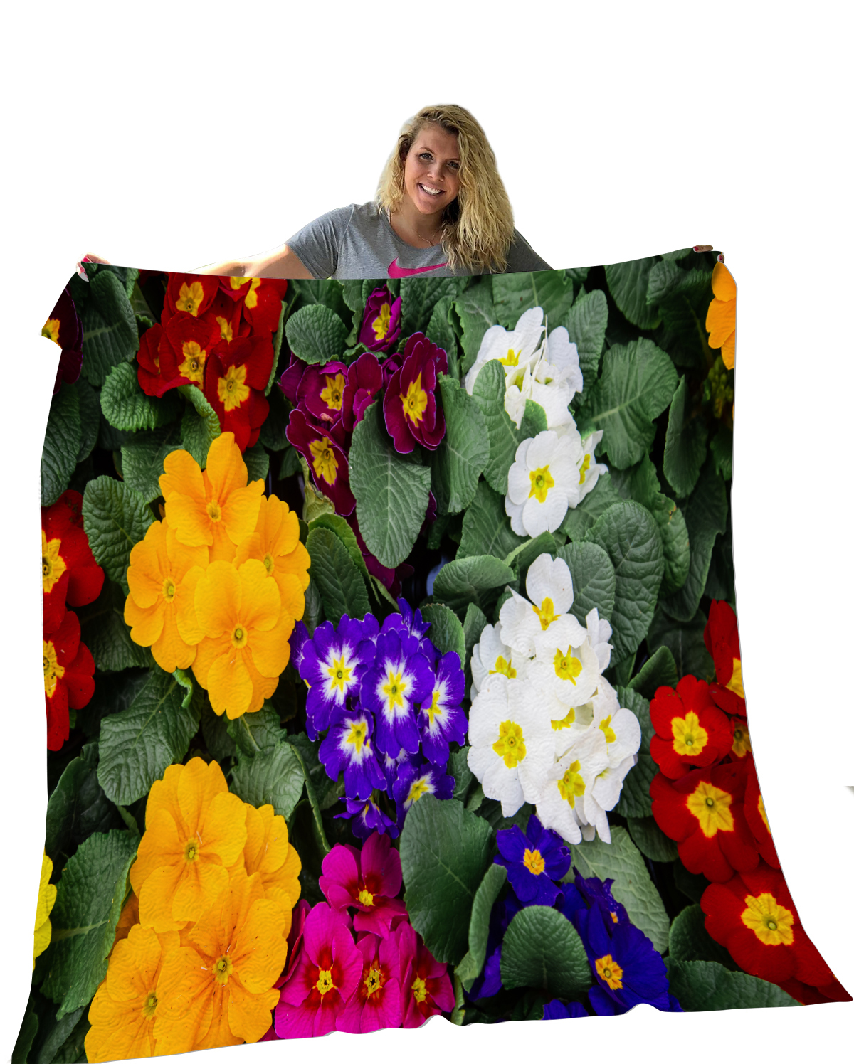 Primary image for Lots of  Flowers Fleece Blanket/ Ultra soft/ Lover Gift /Comfort Blanket