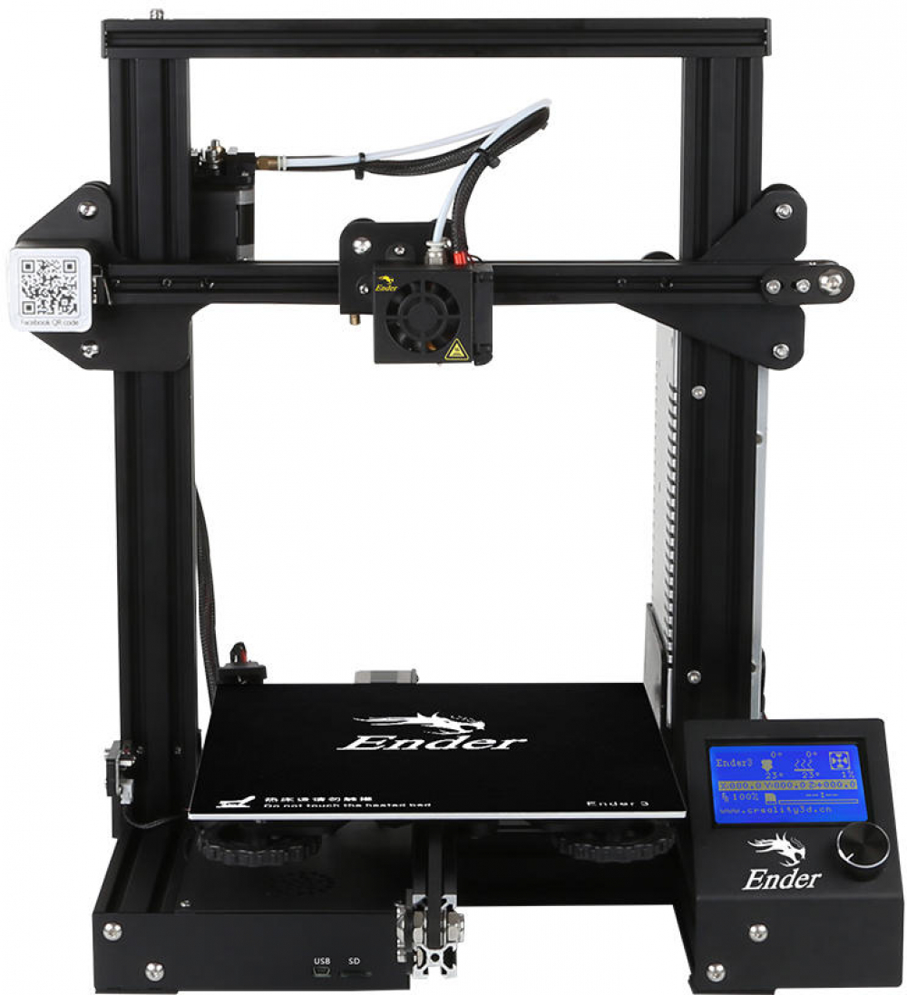 Creality 3D Ender3 Vslot Prusa I3 DIY 3D Printer Kit 220x220x250mm