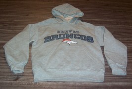 DENVER BRONCOS NFL FOOTBALL HOODIE HOODED SWEATSHIRT YOUTH SMALL size 8 NEW - $39.60