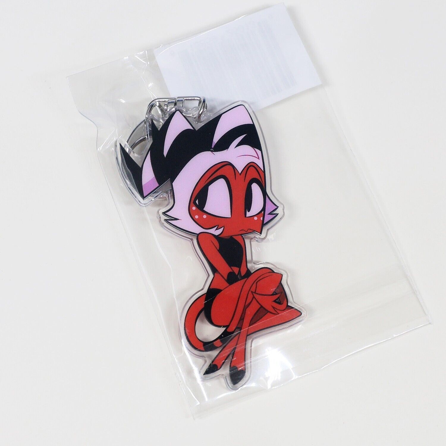 Helluva Boss Cute Pin-Up Moxxie Limited Edition Acrylic Keychain ...