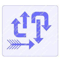 Arrow Set.  Five Arrows  Instant Download:  PNG, SVG Files.  No Physical Items S