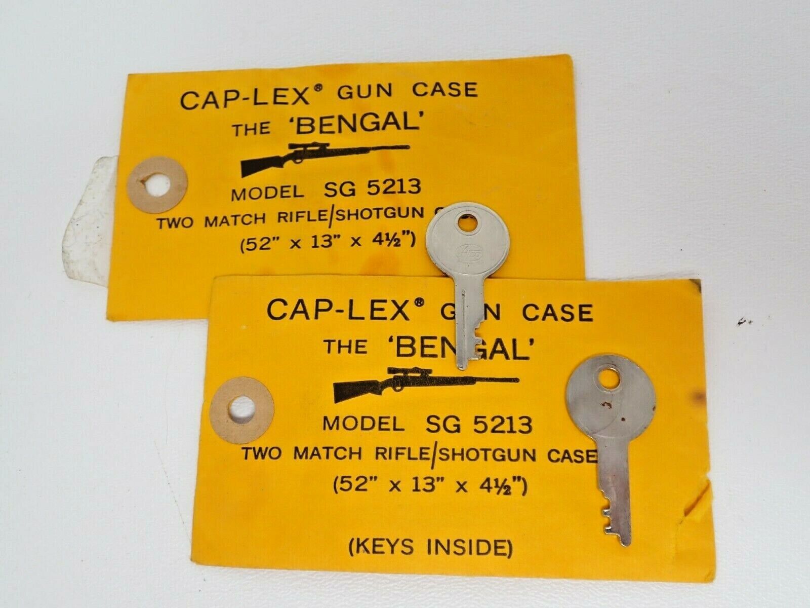 Gun Case Keys Original CapLex The Bengal Model SG 5213 Set of 4 Gun