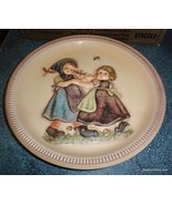 Cute Vintage 1980 HUMMEL Plate #50500 &quot;SPRING DANCE&quot; With Box - CHRISTMA... - $12.60