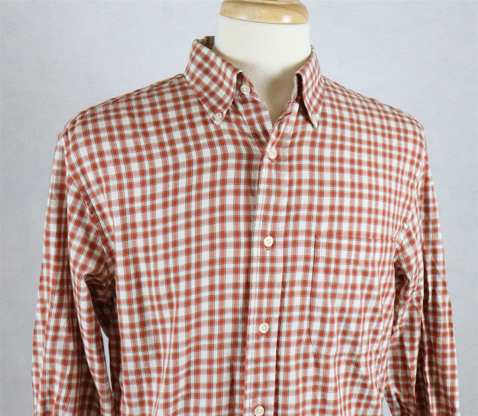 Saddlebred Mens Long Sleeve Shirt Size Medium - Casual Shirts