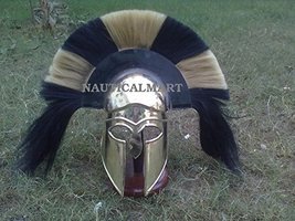 Nauticalmart LARP Medieval Greek Corinthian Armor Helmet With Plume