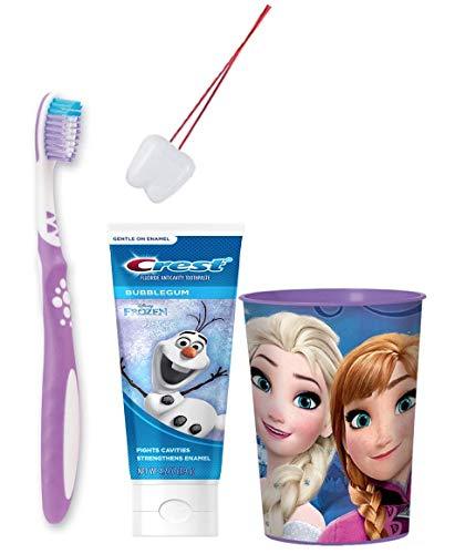 Disney Frozen Inspired Bright Smile Oral Hygiene Bundle! One Ultra Grip Soft Man