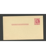 Vintage Unused Postcard Pre Stamped #UX38 2 cent Franklin - $1.00