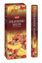 HEM Strawberry Melon Incense Sticks Natural Fragrance 6 Pack of 20 Sticks - $11.07