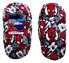 Spider-man marvel comics boys wave babba slippers size s/m 8-13/m/l 13-4 - $11.66