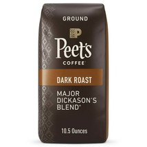 Peet's Coffee Major Dickason's Blend, Dark Roast Ground Coffee, 10.5 oz Bag 4Pak - $44.68