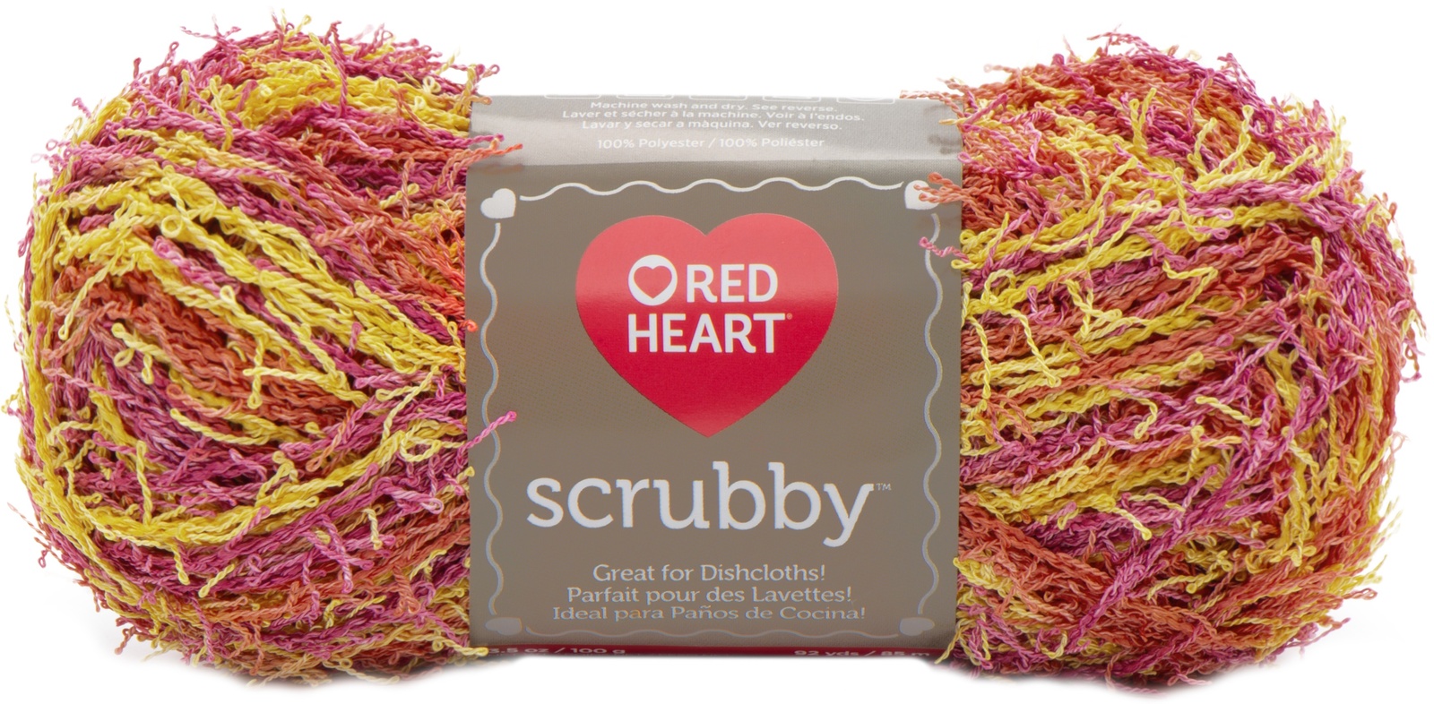 Red Heart CC Scrubby Yarn Zesty - $19.41