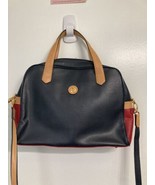 LA TOUR EIFFEL PARIS 1887 Womens Vintage Leather Colorblock Handbag Purs... - $62.00