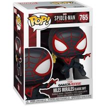 Funko Pop Spider Man Miles Morales Classic Suit #765 image 1