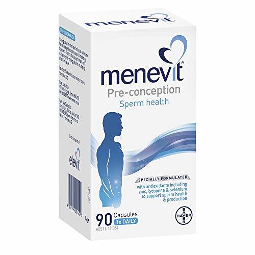 Menevit Vitamins Minerals 90 Capsules Pharmacy Medicine Import from Australia