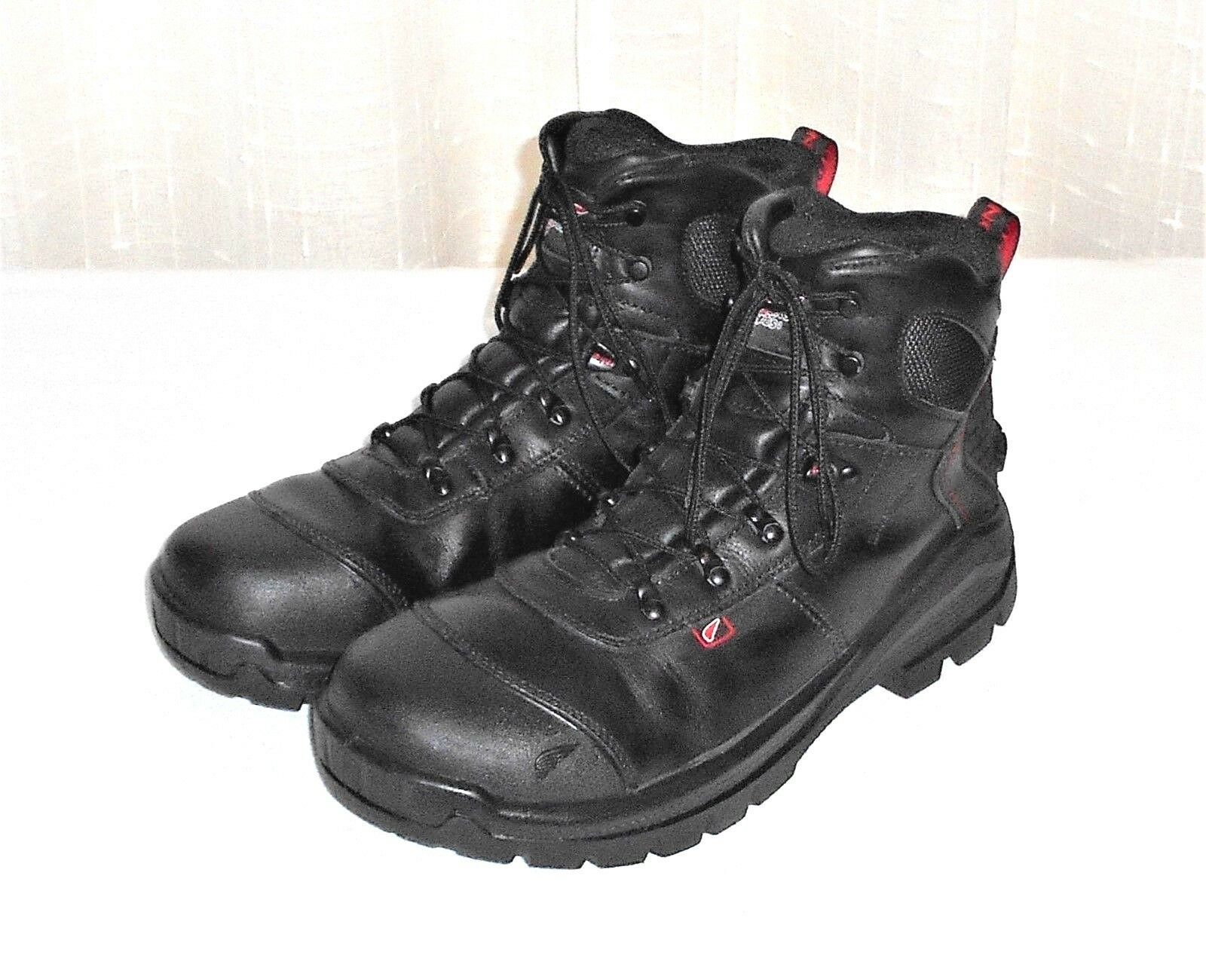 Red Wing 4423 CRV Aluminum Toe Black Leather Safety Ankle Boot USA US ...