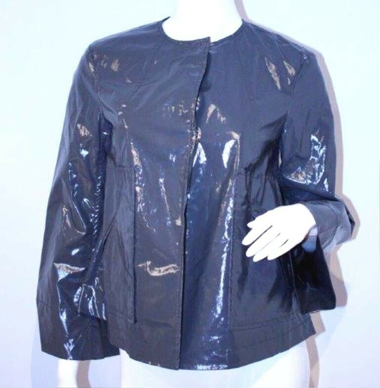 zara pvc jacket