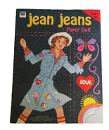 Vtg 1975 Whitman Western Publishing Jean Jeans Paper Doll Book - $18.99