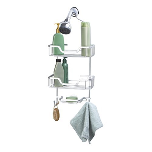 Richards Homewares Rust Proof Aluminum Bristol Shower Caddy Bath