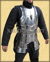 Larp fantasy kinght medieval costume steel armor: cuirass