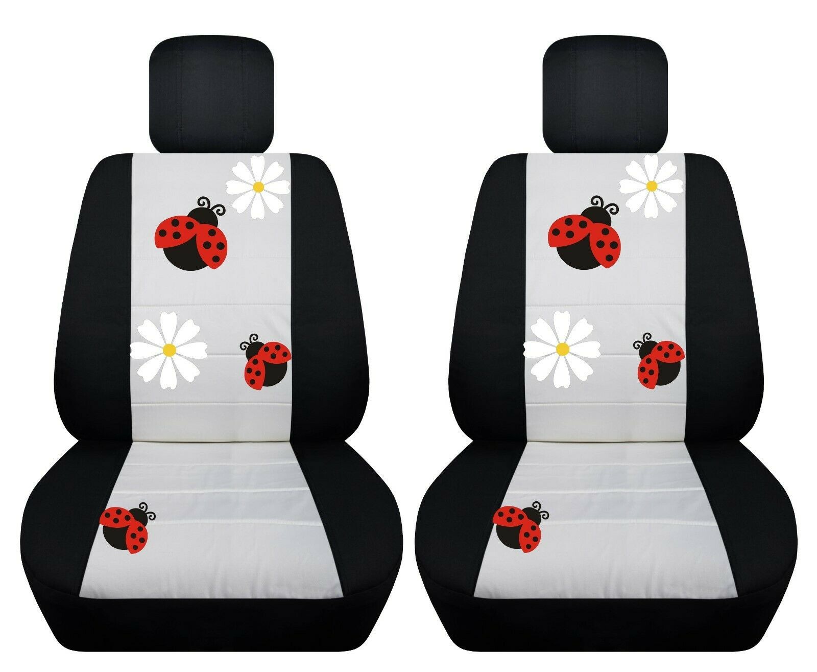 Fits 19982018 VW Beetle front set car seat covers with ladybug& flowers design Seats, Parts