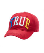 True Religion Men&#39;s Embroidered 3D Rainbow Cap Strapback Baseball Hat TR... - $26.68