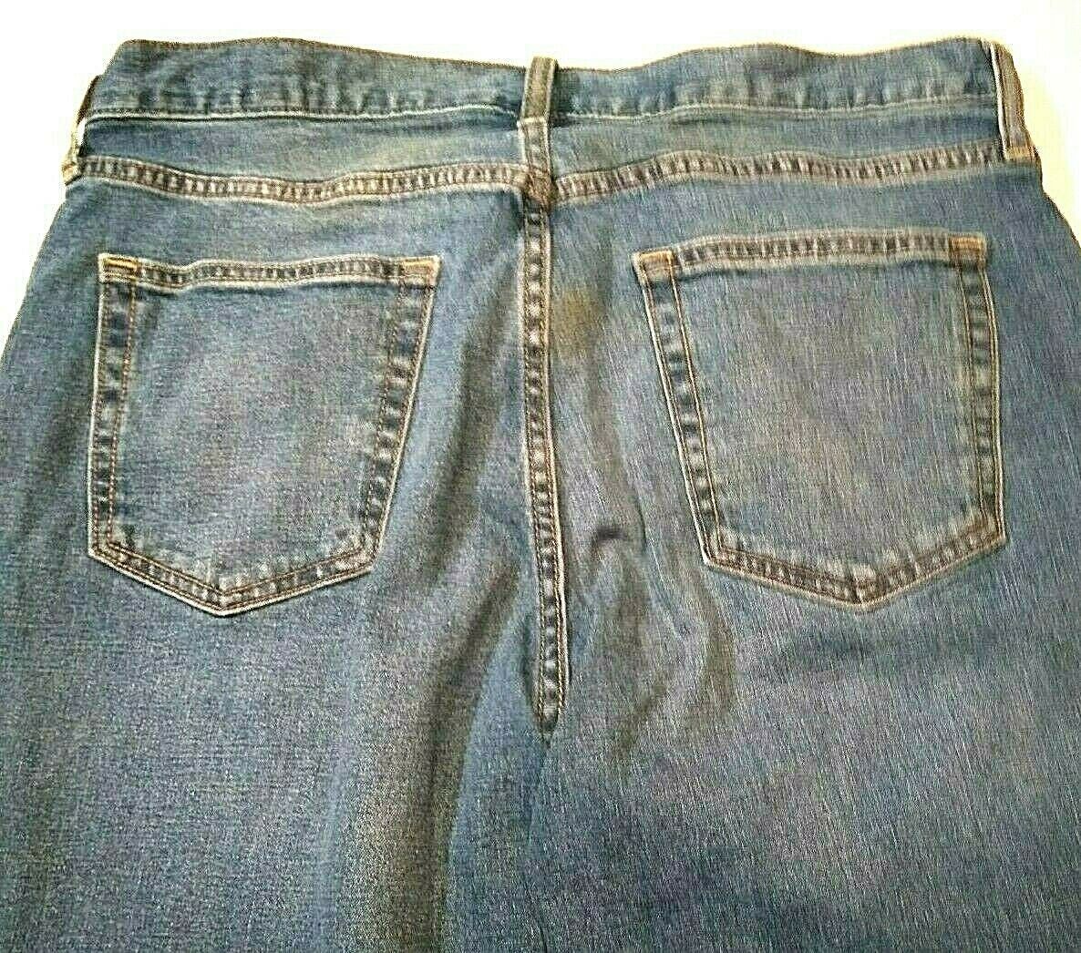 old-navy-mens-jeans-size-33x32-straight-built-in-flex-blue-denim-5