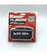 Bauer 1907C-B 20V Hypermax Lithium 5.0 Amp Hour High Capacity Battery NEW - $47.51