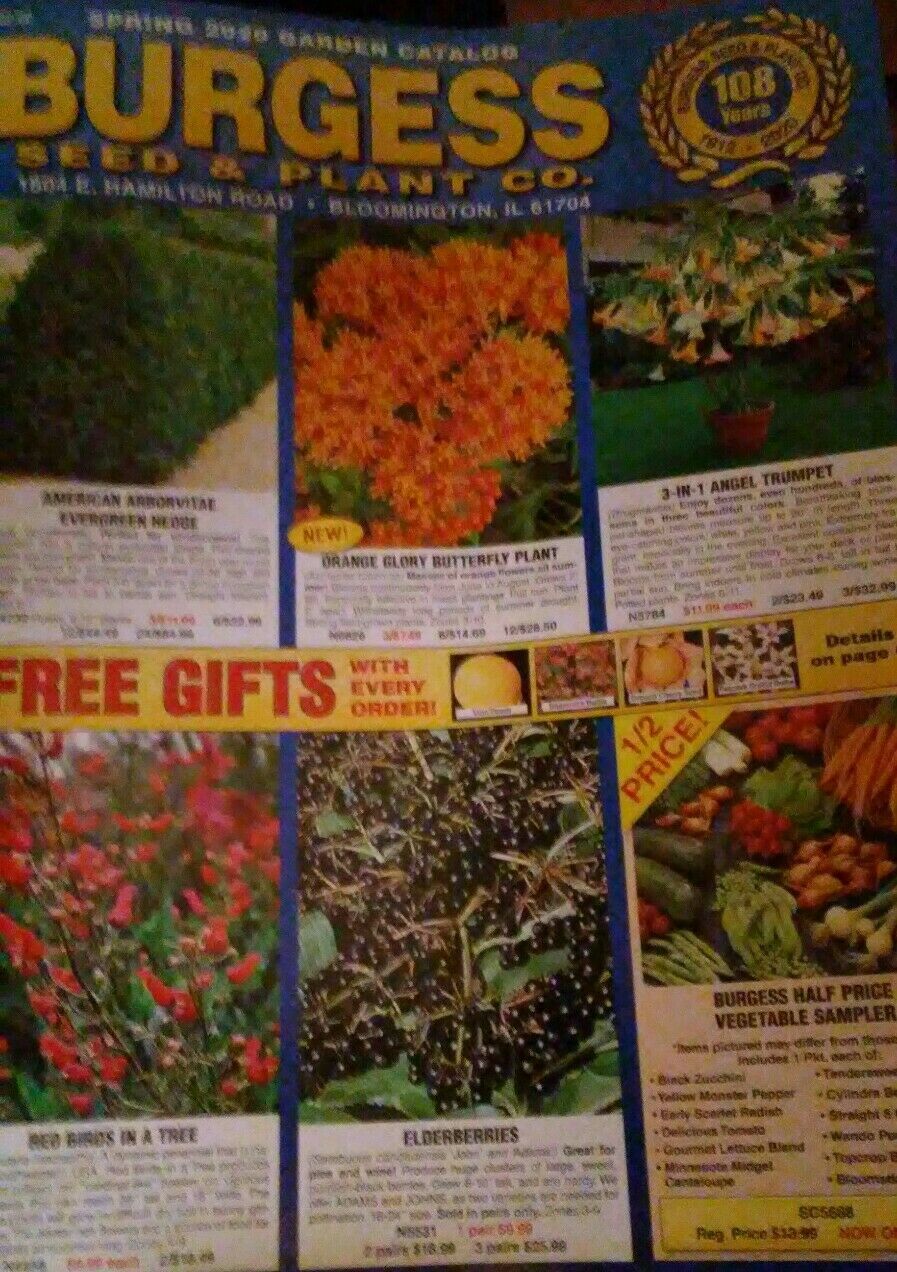 Burgess Seed and Plant Company Catalog NEW 2020 EDITION Beautiful Color ...