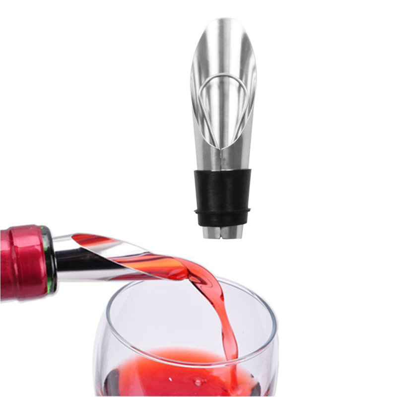 Stainless Steel Wine Bottle Pourer Spout with Stopper