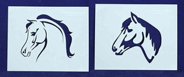 Horse Head Stencils Mylar 2 Pieces of 14 Mil 8" X 10" - Painting /Crafts/ Templa - $27.54