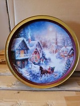 From 2006 Large &quot;In A One Horse Open Sleigh&quot; Original Gourmet (Empty) Co... - $19.80