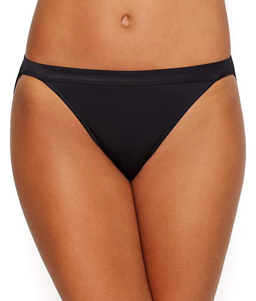 Maidenform BLACK One Fab Fit Tailored String Bikini Panty, US Small